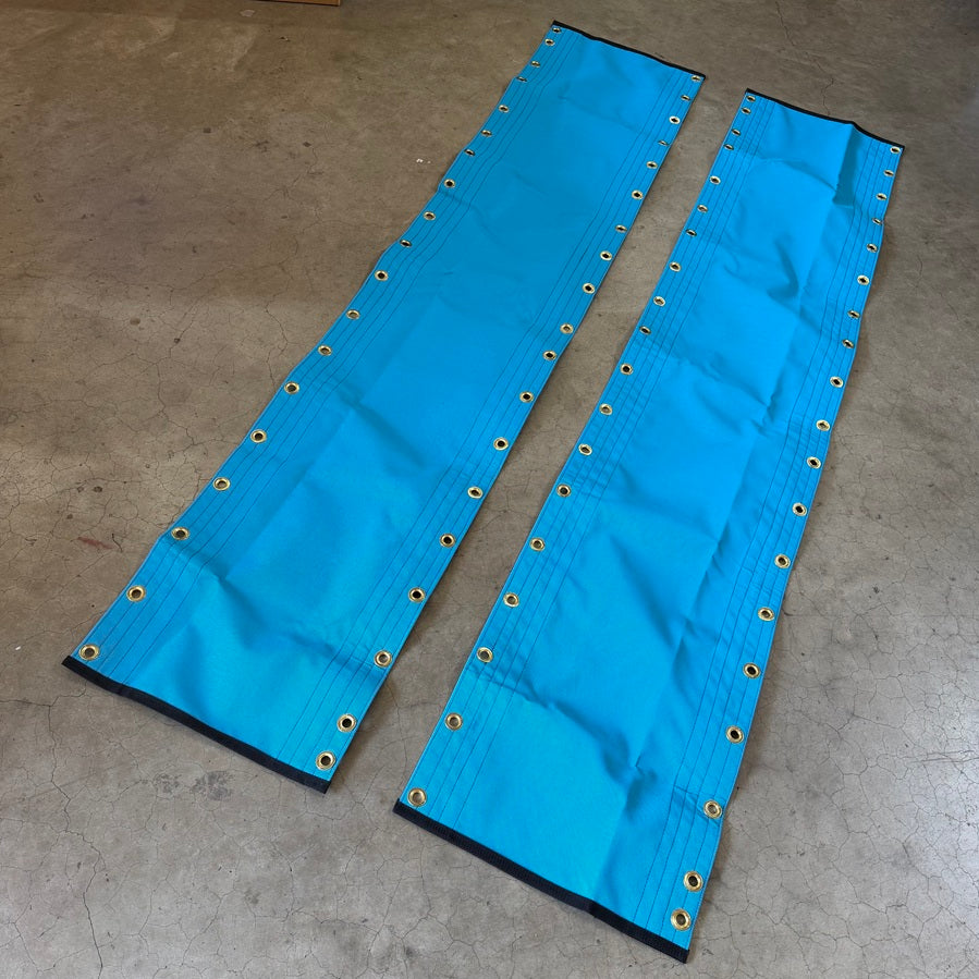 Getaway Wings Trampoline - Turquoise
Murrays Part# 30-3092B
Our heavy-duty Textilene 90 eplacement wing trampolines (covers) to fit your Hobie® Getaway catamaran wings are very well built with these unique Features:
Made of high-quality and very durable PVC coated 1000 Denier Polyester
Textilene 90 trampoline mesh
Excellent UV and microbial resistance
Sewn with large size V-138 UV-stabilized polyester thread
One-year warranty against defects in materials and workmanship
37971058