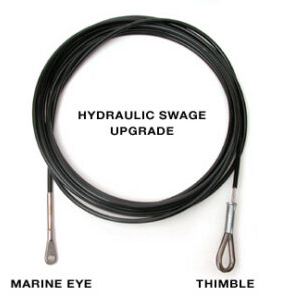 Prindle 16 Shroud 1/8" Coated Wire - HD

Single shroud (sidestay) for Prindle 16 is constructed to factory specifications.

Made with 316 Stainless steal 1x19 PVC coated wire.

Double swaged marine thimble on the top and a Hydrolic swaged marine eye on the bottom for increased strength and longevity.

Prindle part number 9000