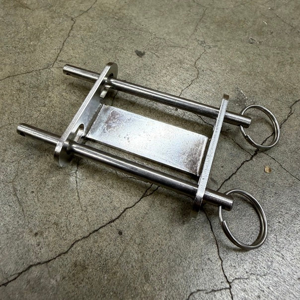 6815 Prindle mast hinge with pins.  Used on the Prindle 15, 16, 18 18.2 and 19.