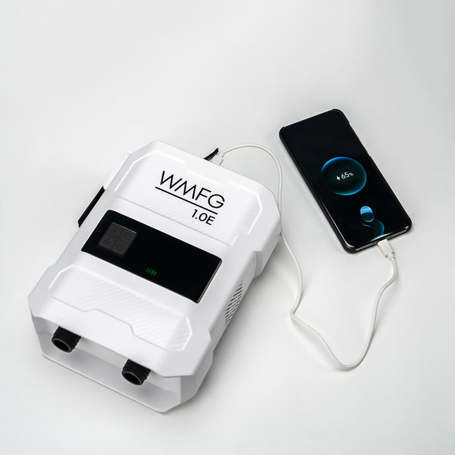 WMFG 1.0E ELECTRIC KITE/WING/SUP PUMP


The WMFG Electric Pump is here! Preorder now. Mid August arrival.

High-Volume. High-Pressure. Zero Compromise.

The WMFG 1.0E Electric Pump sets a new benchmark for portable inflation in wind sports. Engineered for high-output performance, long battery life, and total reliability, the 1.0E delivers rapid inflation and smart pressure control in a rugged, travel-ready design. Whether you're pumping Kiteboarding Kites, Wingfoil Wings, or SUPs, it’s the all-in-one soluti