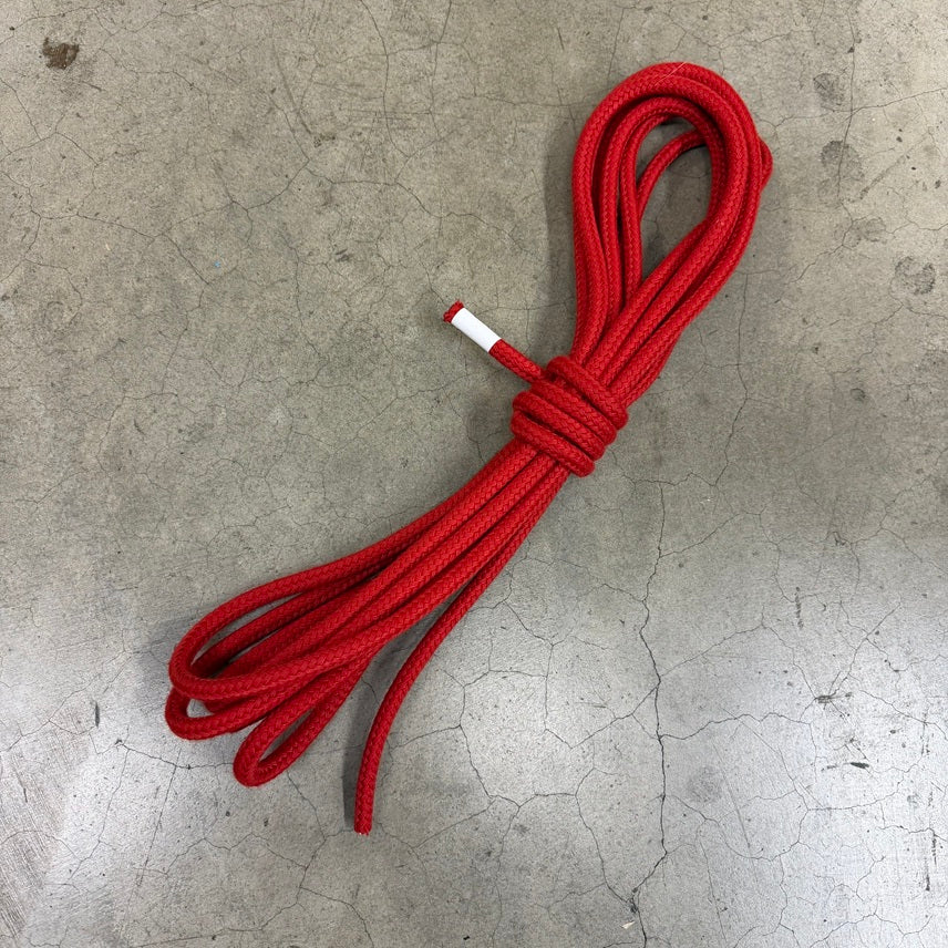 Mainsheet for a Hobie Wave sailboat made of Dacron Spun Braid. Dacron Spun Braid was the OEM sheeting line for Hobie up into the late 90s. Dacron Spun Braid has excellent grip, cleats well and is easy on the hands.

35' of 3/8 Soft Dacron Spun Braid with a strong polyester blend core.

This was the stock Hobie mainsheet line from the 80s and 90s. Very little stretch, soft hand, easy cleating.