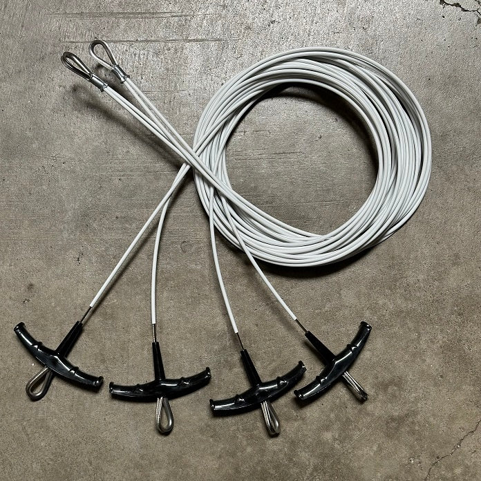 Prindle 16 white trapeze wire