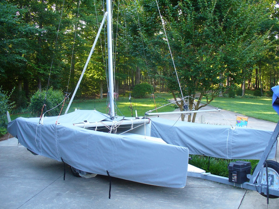 Catamaran Boat Yard Cover