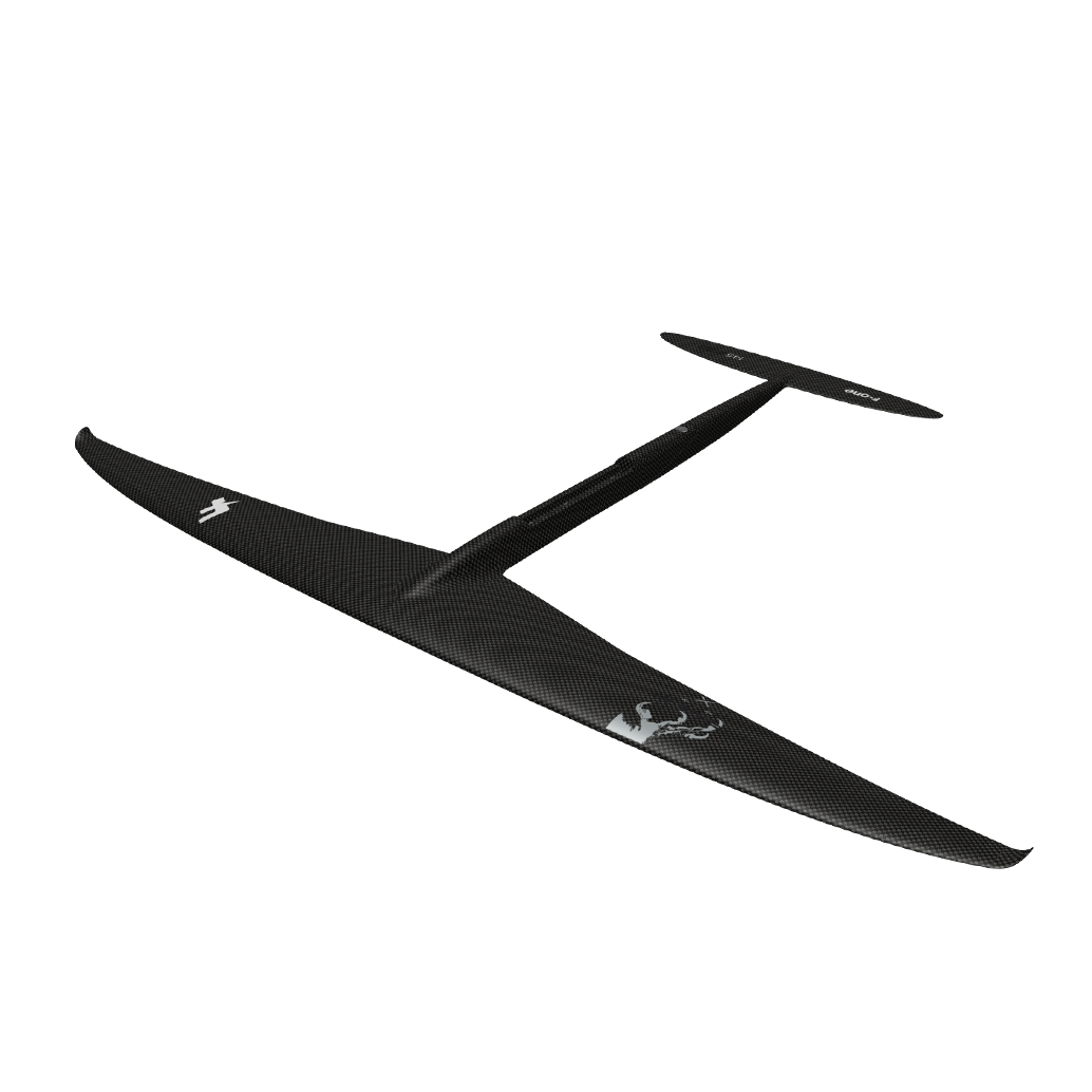 F-One Eagle X Hydrofoil front wing and monobloc tail, downwind, wing, SUP, speed, race, long distance.  12 AR