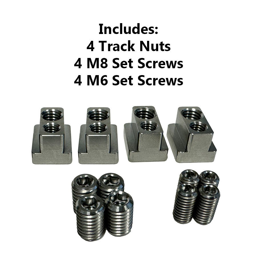 TITANIUM HYDROFOIL TRACK LOCK UNIVERSAL TRACK NUT (4)