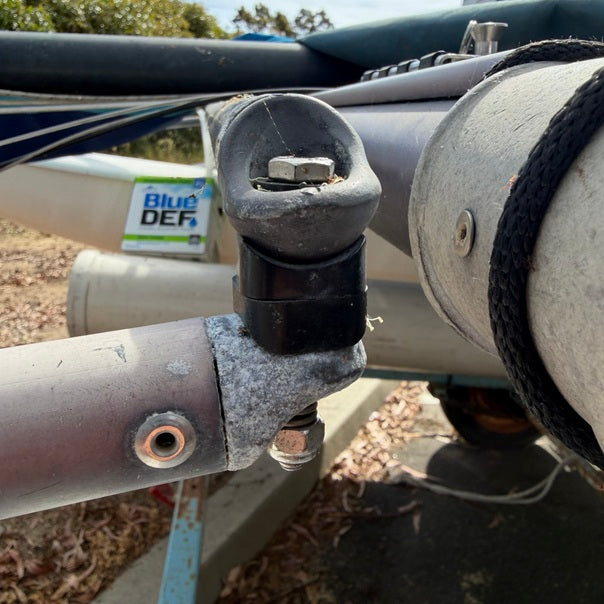 The Murrays Tiller Connection Kit assures consistent rudder alignment through the full rudder sweep. Spring-loaded half balls and contoured spacers take the slop out of the tiller-to-crossbar connection on Hobie Cats. Racing class legal. Each kit contains 2 connectors to join the tiller crossbar to the tiller arms.
Sold in pairs
Compare to Hobie Cat Part Number 3052
Nacra Part number 31072