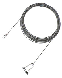 Hobie 16 Main Halyard with Shackle is a wire halyard for the all-aluminum mast (no Comp-Tip) Hobie 16 and is used to raise the main sail. Compare to Hobie Cat® #20651011