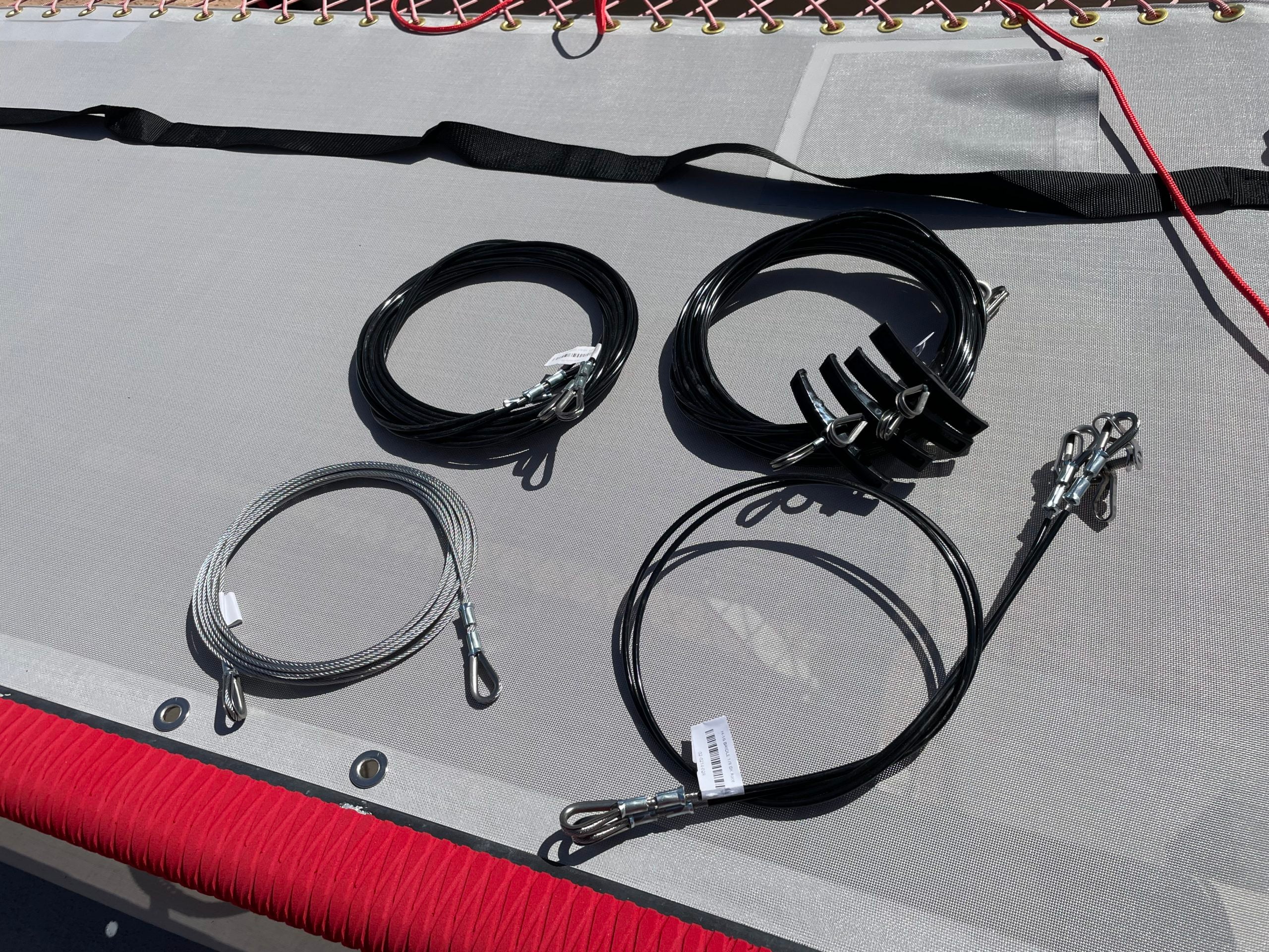 Hobie 16 Rigging Set 2009 Spec


All parts needed for 2021 Race Ready Boat! If you're trying to update your old boat or just need new rigging for your late model Hobie 16, this is the complete package. Whether your racing or just putting around the lake, this kit is accommodates the current rigging standard for factory sails and production boats. All of our rigging is made from 316 stainless steel wire. Thimbles are swaged using our custom hydraulic swaging machine for years of reliable service.